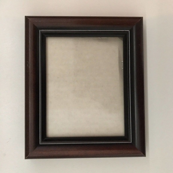 Picture Frame Red Tone Wood 3X5.5 Photos Pre-Owned - Picture 1 of 5